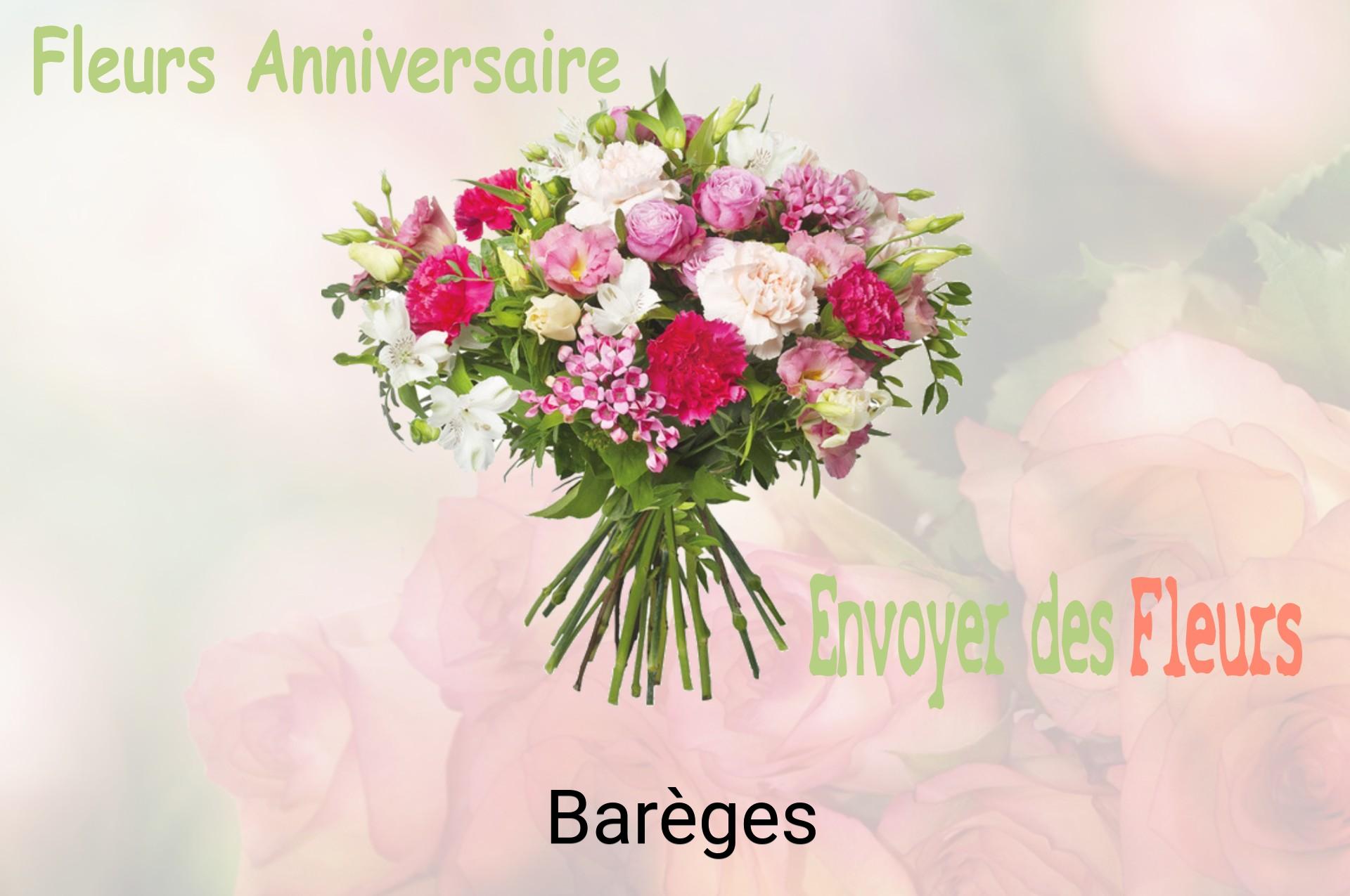Bouquet de fleurs d’anniversaire livré à Barèges