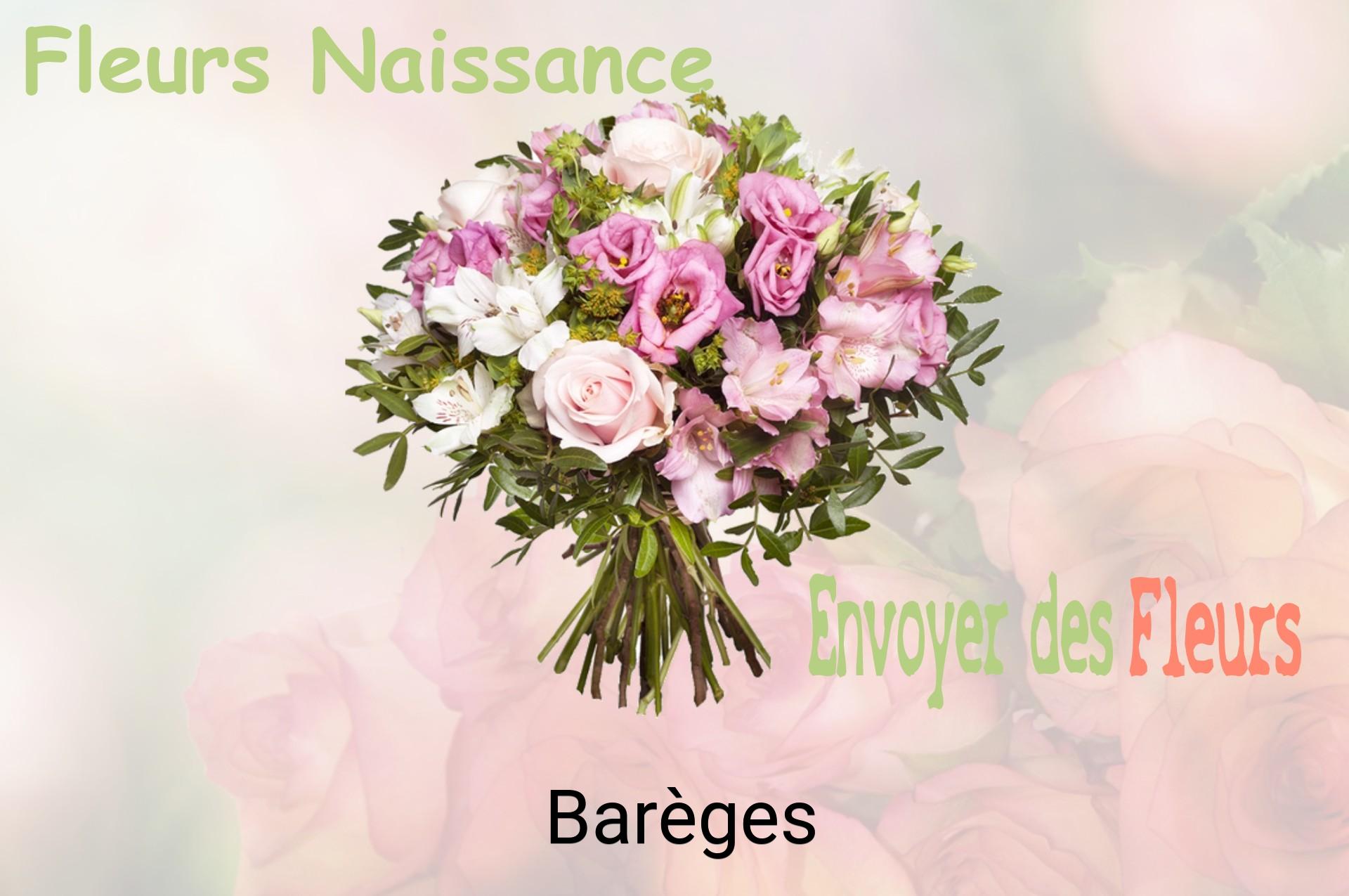 Bouquet de fleurs de naissance livré à Barèges